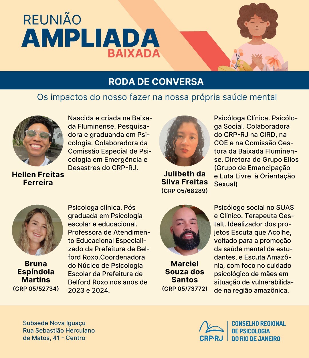 crp-rj-promovera-reuniao-ampliada-subsede-baixada-fluminense-sobre-saude-mental-da-pessoa-psicologa-ocorrera-no-dia-20-de-agosto-na-subsede-em-nova-iguacu